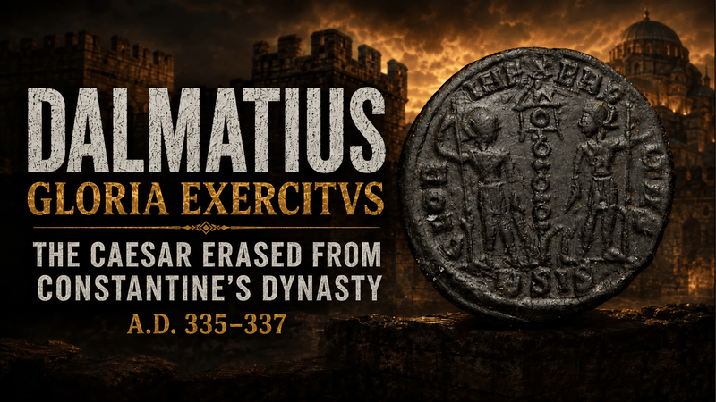 Dalmatius Coins: Constantine’s Nephew, Caesar of AD 335–337, and the Purge After Constantine’s Death - Kinzer Coins