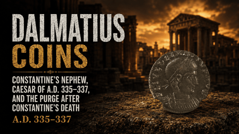 Dalmatius Coins: Constantine’s Nephew, Caesar of AD 335–337, and the Purge After Constantine’s Death - Kinzer Coins