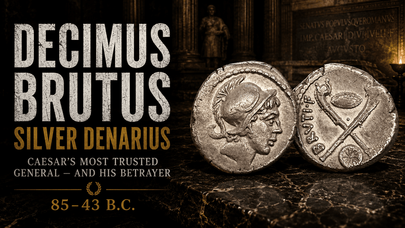 Decimus Brutus Coins: Caesar’s Assassin & ALBINVS BRVTI F Denarii - Kinzer Coins