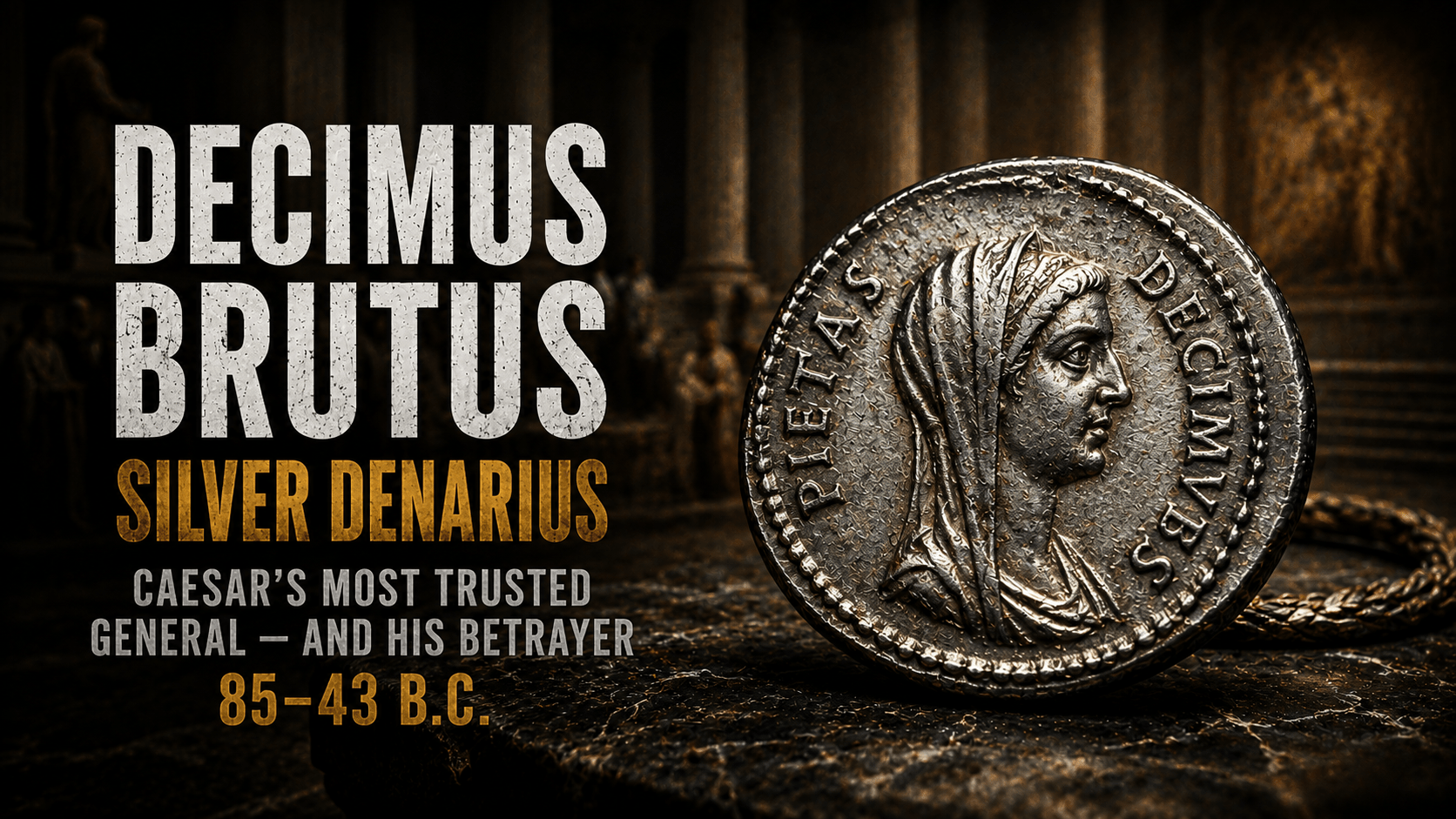 Decimus Junius Brutus Albinus: Caesar's Assassin and Rome's Forgotten ...