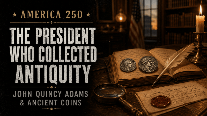 Did President John Quincy Adams Collect Ancient Coins? - Kinzer Coins
