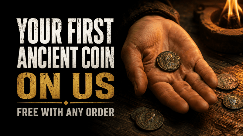Free Ancient Coin Offer: Get a Late Roman Bronze with Your Order - Kinzer Coins
