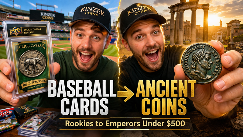 From Baseball Cards to Ancient Coins: The Easy Transition Every Collector Needs - Kinzer Coins