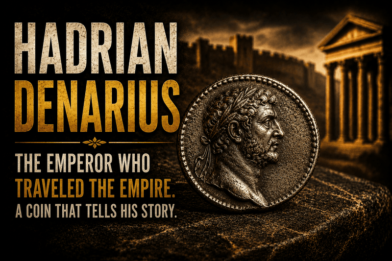 Hadrian: The Traveling Emperor Whose Coins Still Shape Ancient Coin Collecting - Kinzer Coins