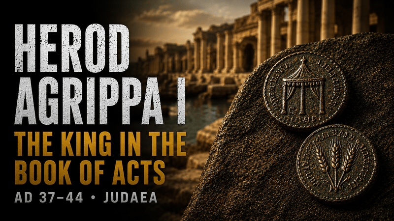 Herod Agrippa I: The Last King to Rule a United Judaea - Kinzer Coins