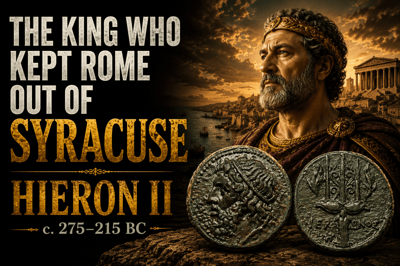 Hieron II Coins: Syracuse, Archimedes and the King Who Kept Sicily Out of Rome's Hands - Kinzer Coins