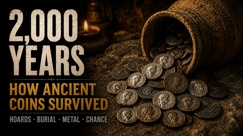 How Did Ancient Coins Survive 2,000 Years? Hoards, Burial & Metal - Kinzer Coins