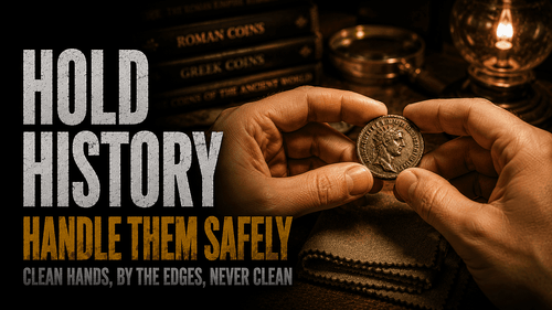 How to Handle Ancient Coins Safely