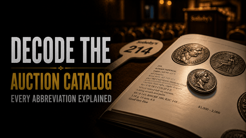 How to Read an Ancient Coin Auction Catalog