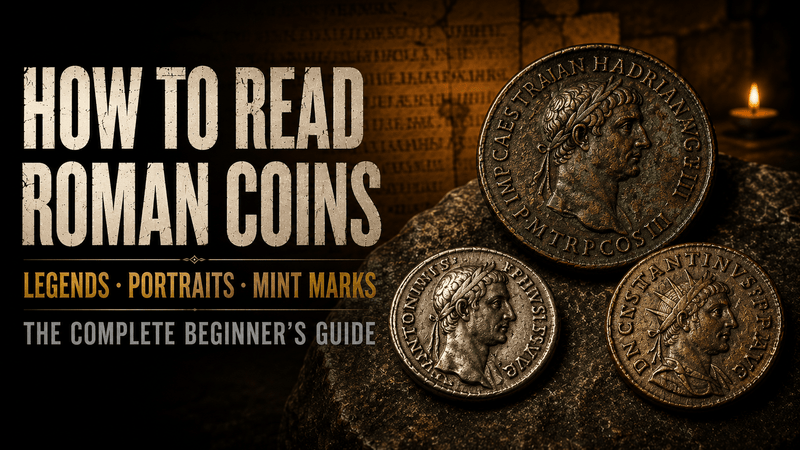 How to Read Roman Coins  Legends, Portraits, Reverses, Mint Marks, and the Latin Hidden in Plain Sight - Kinzer Coins