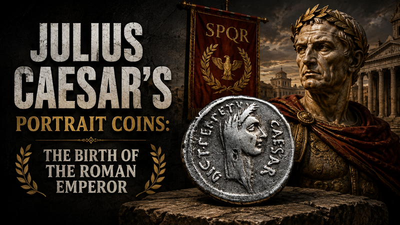 Julius Caesar's Portrait Coins: The Birth of the Roman Emperor
