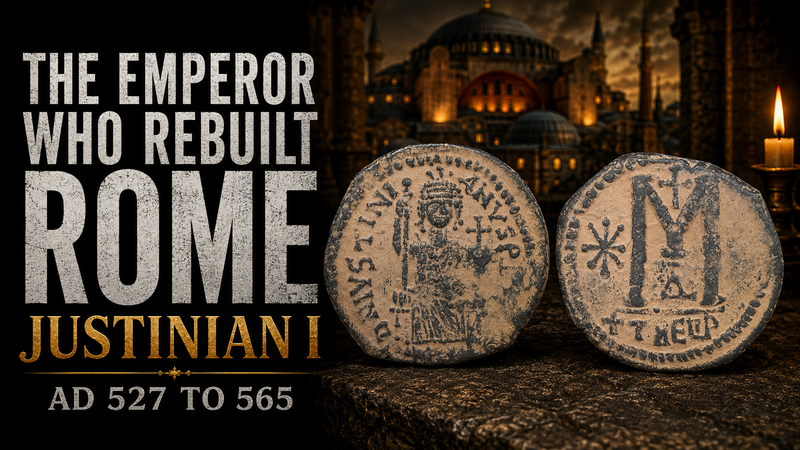 Justinian I Coins & History: Restoring the Roman Empire