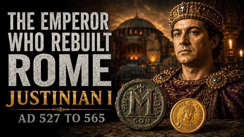 Justinian I: The Emperor Who Tried to Rebuild Rome - Kinzer Coins