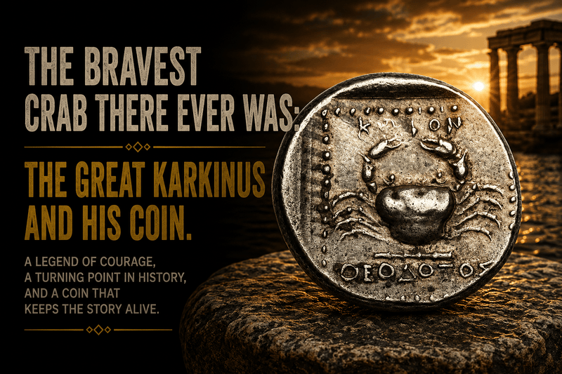 Karkinos and Ancient Greek Crab Coins: Herakles, the Hydra and Cancer - Kinzer Coins