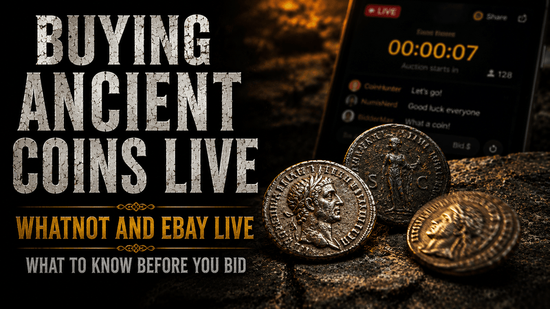 Live Sales, Whatnot, and eBay Live: A New Frontier for Ancient Coins  The Opportunity, the Risks, and How to Buy Ancient Coins Live Without Getting Burned - Kinzer Coins