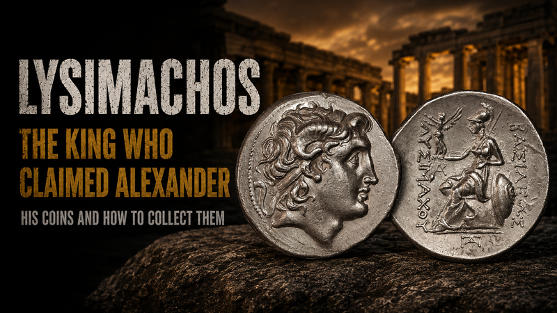 Lysimachos Coins: Alexander Portrait Tetradrachms & Staters