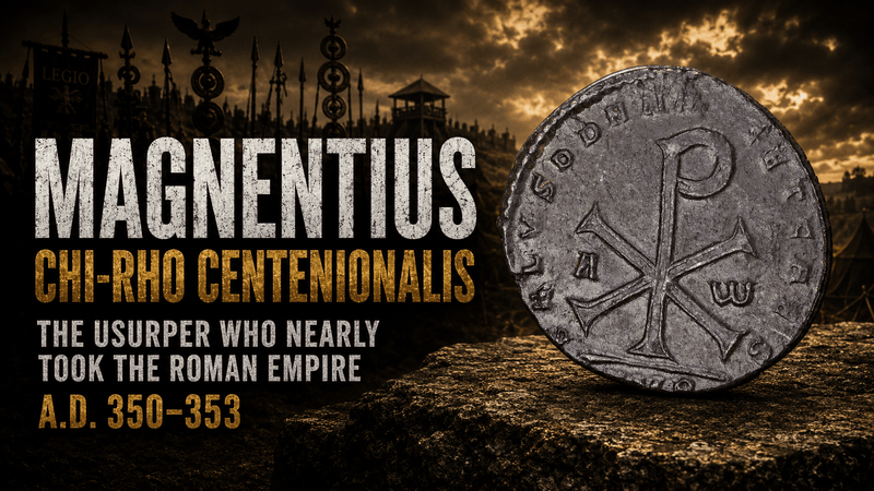 Magnentius Coins: Chi-Rho Bronzes & the Civil War of AD 350–353 - Kinzer Coins