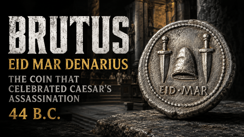 Marcus Junius Brutus and His Coins  85–42 BC · Last Champion of the Republic · Striker of the Eid Mar - Kinzer Coins