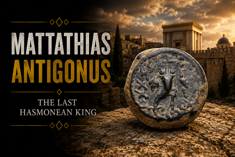 Mattathias Antigonus Coins: The Last Hasmonean King of Judaea