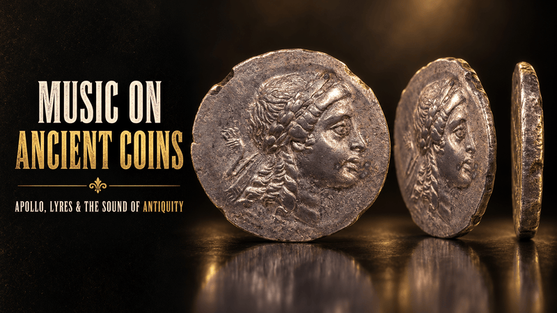 Music on Ancient Coins: Apollo, Lyres, Auloi and the Sound of the Ancient World - Kinzer Coins