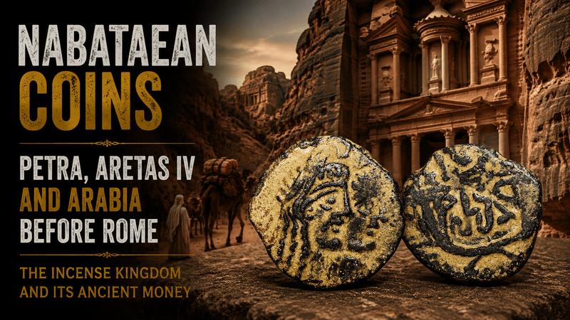 Nabataean Coins: Petra, Aretas IV and Arabia Before Rome - Kinzer Coins