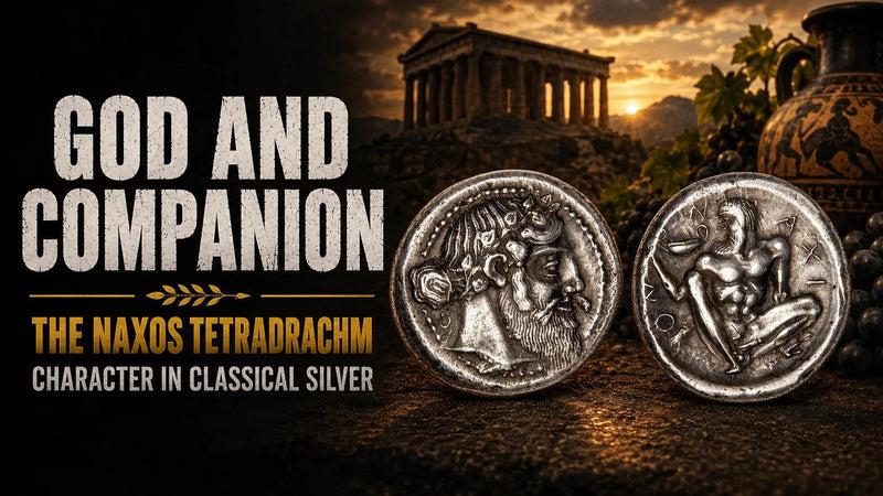 Naxos Tetradrachm: Dionysos, Silenos & Early Classical Coin Art - Kinzer Coins