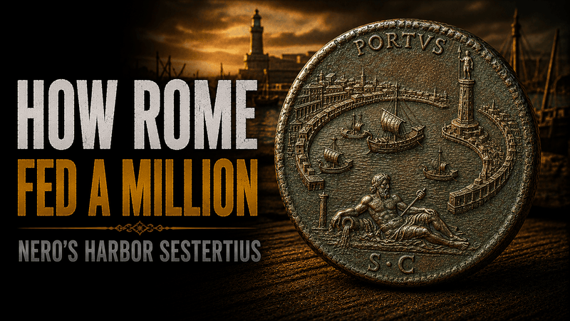 Nero's Port of Ostia Coin: How the Roman Empire Fed Its Capital - Kinzer Coins