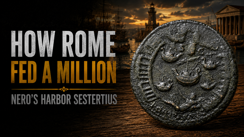 Nero's Port of Ostia Coin: How the Roman Empire Fed Its Capital
