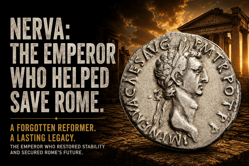 Nerva: The Emperor Who Helped Save Rome - Kinzer Coins