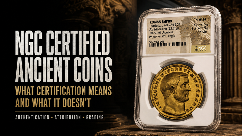 NGC certified ancient coins - what certification means and does not mean