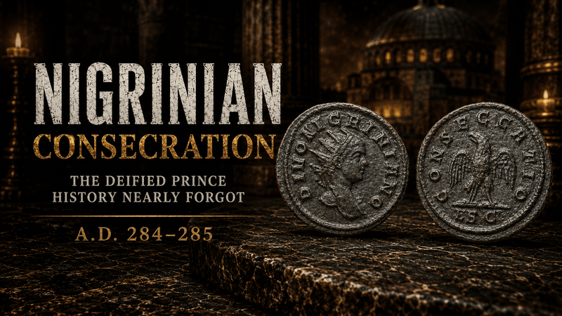 Nigrinian Coins: DIVO NIGRINIANO Consecration Issues - Kinzer Coins