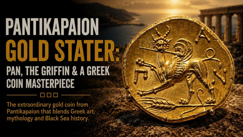 Pantikapaion Gold Stater: Pan, the Griffin & a Greek Coin Masterpiece - Kinzer Coins