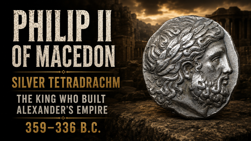 Philip II of Macedon Coins: Gold Staters, Tetradrachms & Alexander’s Foundation