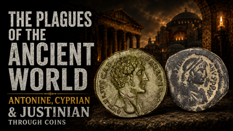 Plagues of the Ancient World Through Coins: Antonine, Cyprian and Justinian