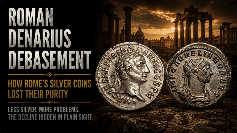 Roman Denarius Debasement: How Rome's Silver Coin Changed Over 500 Years - Kinzer Coins