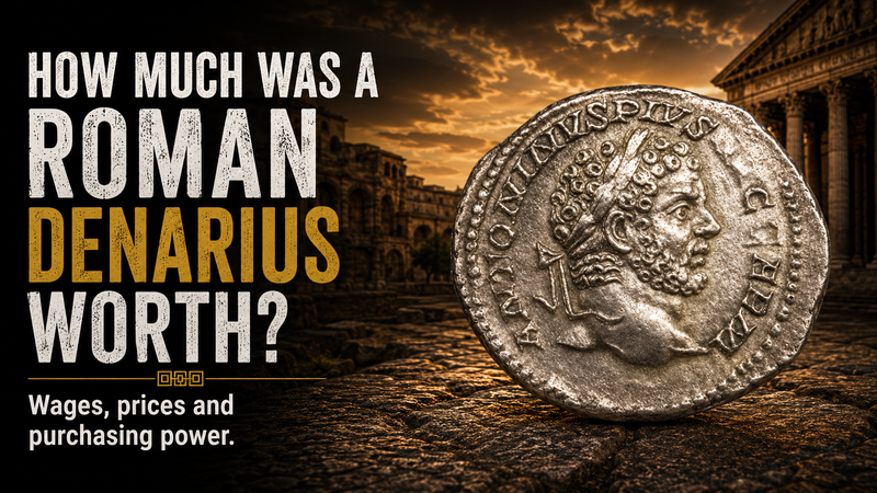 How Much Was a Roman Denarius Worth? Wages, Prices and Purchasing Power