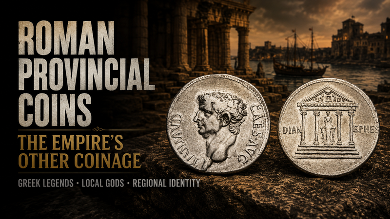 Roman Provincial Coins: Greek Legends, Local Gods & City Mints