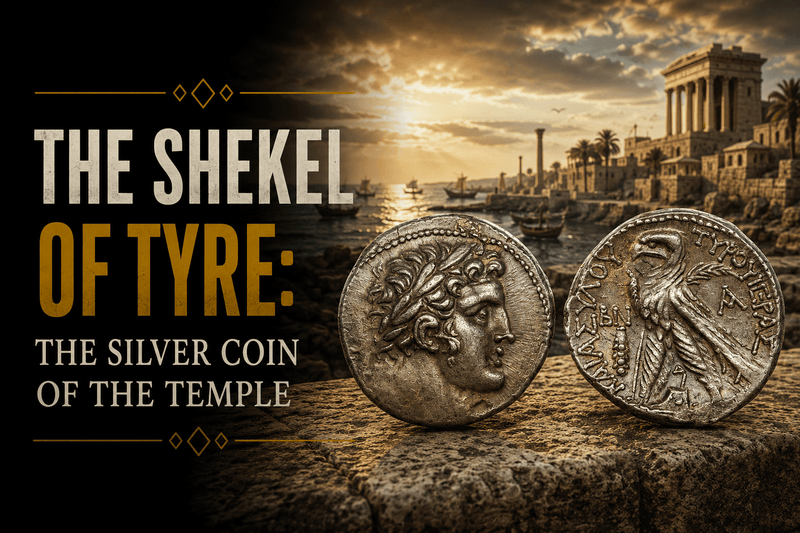 Shekel of Tyre: Temple Tax, Judas & Biblical Coinage - Kinzer Coins
