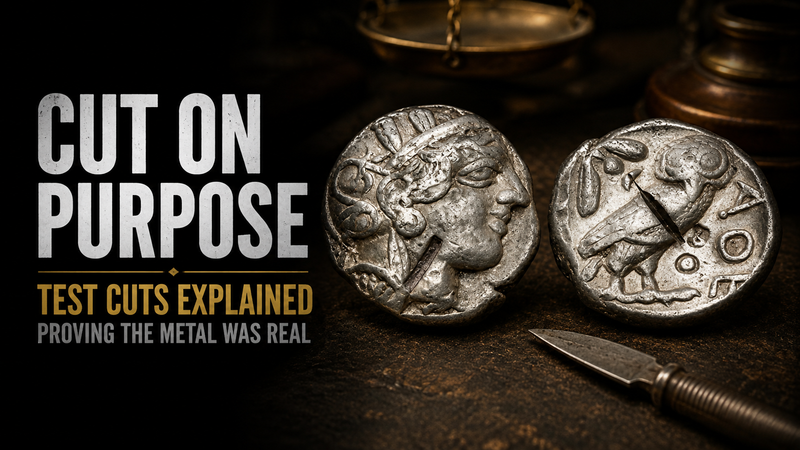 Test Cuts on Ancient Coins: What They Mean & Why They Matter