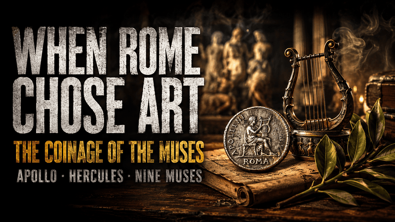 The Coinage of the Muses: When Rome Celebrated Art Instead of War - Kinzer Coins