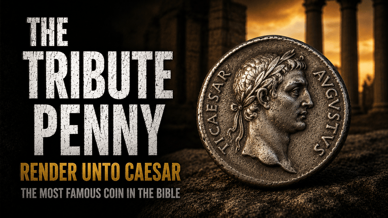 The Tribute Penny: The Most Famous Coin in the Bible  AD 14–37 · The Silver Denarius of Tiberius · Render Unto Caesar - Kinzer Coins