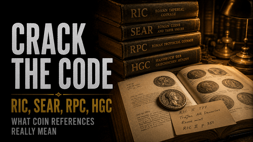 Understanding Ancient Coin References: What RIC, Sear, RPC, and HGC Mean