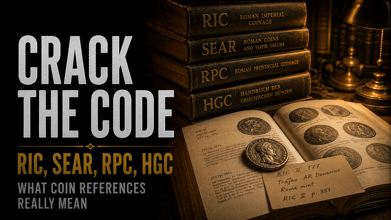 Understanding Ancient Coin References: What RIC, Sear, RPC, and HGC Mean - Kinzer Coins