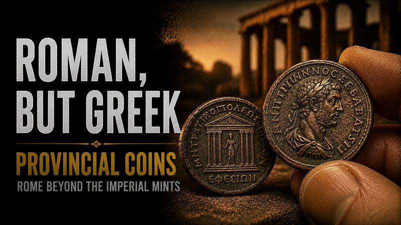 What Are Roman Provincial Coins? Rome Beyond the Imperial Mints - Kinzer Coins