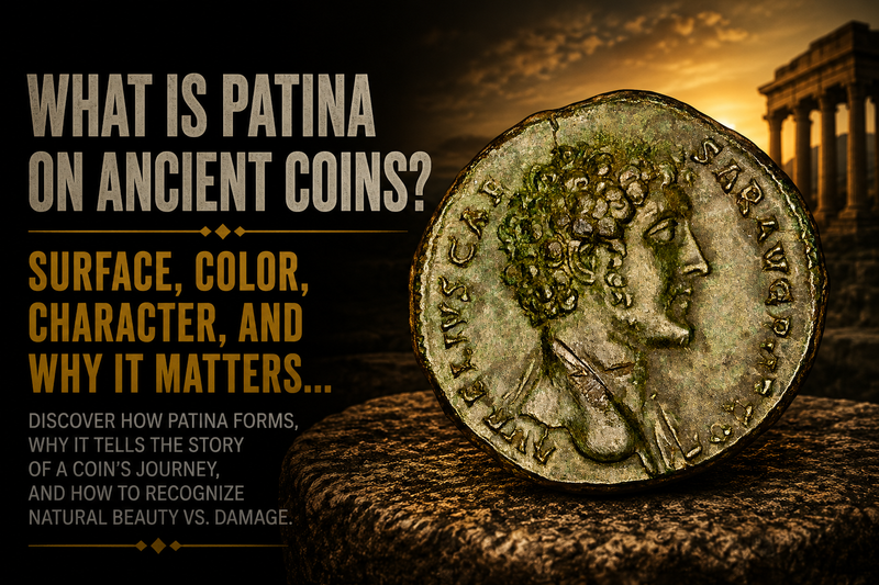 What Is Patina on Ancient Coins? Colors, Surfaces & Bronze Disease