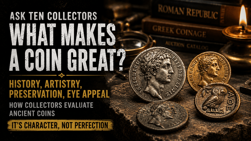 What Makes a Great Ancient Coin? - Kinzer Coins