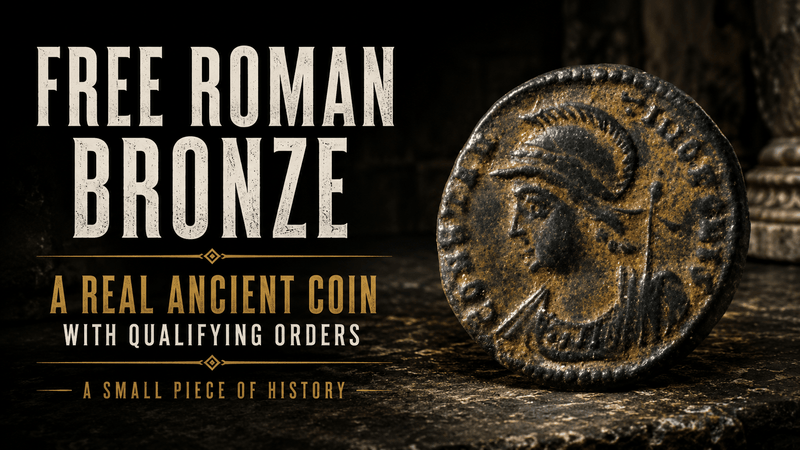 Why We Sometimes Include a Free Roman Bronze Coin - Kinzer Coins