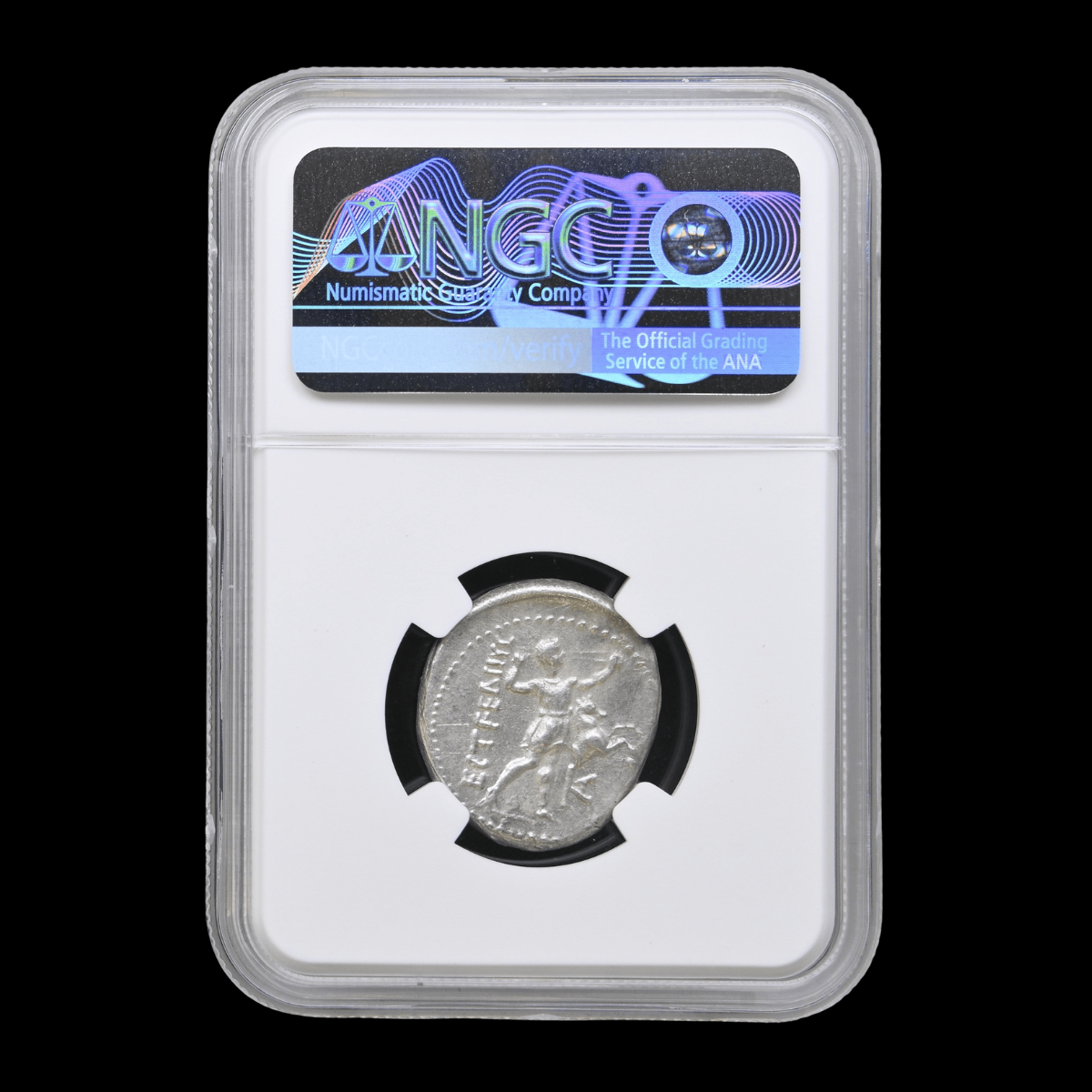 Ancient Greek Silver Stater of Aspendus (c. 325–250 BC, Famous Wrestlers & Slinger Type), Authenticated Ancient Coin