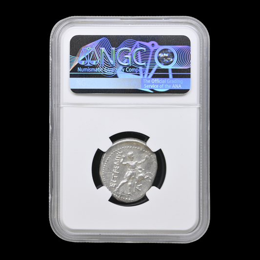 Ancient Greek Silver Stater of Aspendus (c. 325–250 BC, Famous Wrestlers & Slinger Type), Authenticated Ancient Coin