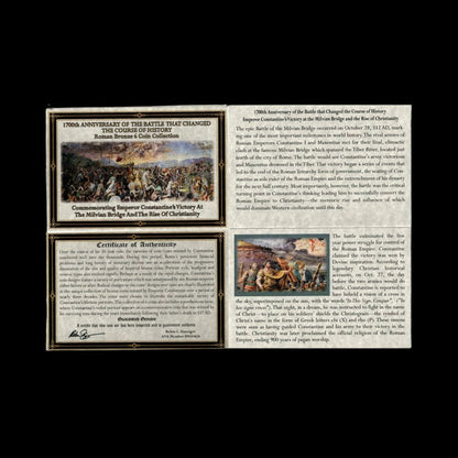 Battle of the Milvian Bridge 1700th Anniversary Commemorative Edition - Kinzer Coins